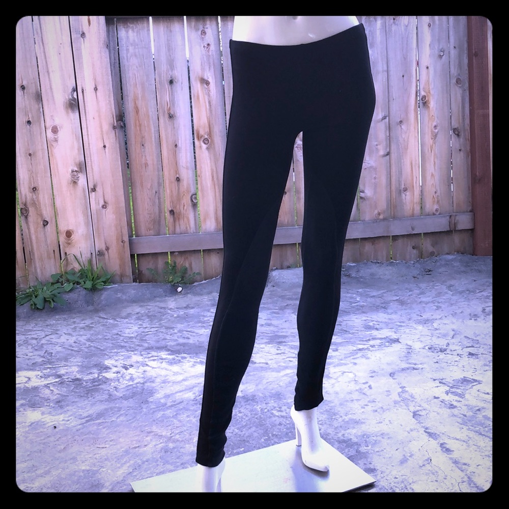 Ella moss “riding pant” style black leggings